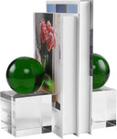 Crystal Bookends Set of 2 with Gift Box