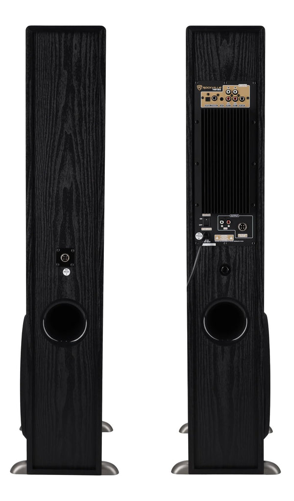 Powered Home Theater Tower Speaker System with 10" Subwoofers & Karaoke