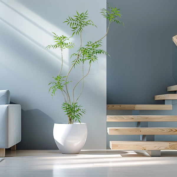 Tall Artificial Mahonia Tree – Indoor Fake Potted Plant