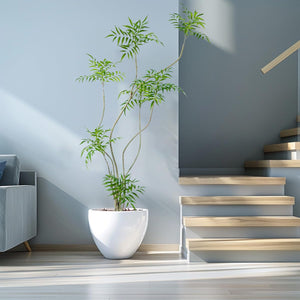 Tall Artificial Mahonia Tree – Indoor Fake Potted Plant