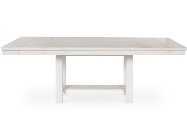 Extendable Farmhouse Dining Table with Removable Leaves – Seats 8