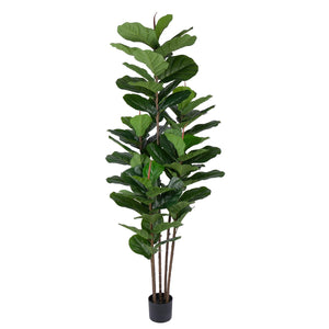 Faux Fiddle Leaf Fig Tree – Artificial Ficus Indoor Plant