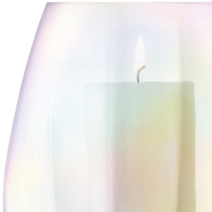 Mother of Pearl Handpainted Lantern Vase