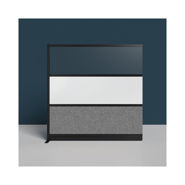 Modular Wall Room Divider with Whiteboard – 53"W x 48"H