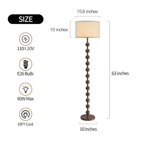 Dimmable Floor Lamp with Remote Control