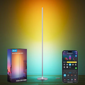 RGBIC Smart LED Floor Lamp with Music Sync, 1000lm