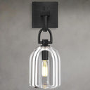 K9 Crystal Wall Sconce with Brass Frame