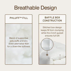 Down Alternative Mattress Topper – Plush Baffle Box with Gusset