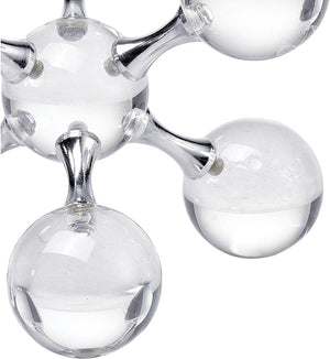 Crystal Chrome Bookends Set of 2