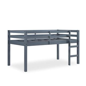 Junior Twin Loft Bed – Solid Pine Wood, Kids Space-Saving Design