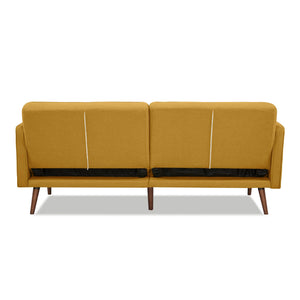 Convertible Sofa Bed with Adjustable Back – 76" Wide Sleeper Sofa