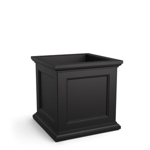 28-Inch Square Outdoor Planter Box – UV-Resistant Polyethylene, Indoor/Outdoor