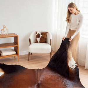 Genuine Cowhide Area Rug 6x7 ft