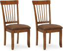 Spindle Back Dining Chairs, Set of 2