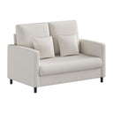 52" Loveseat Sofa for Small Spaces – Mid-Century Accent Couch