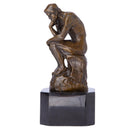 Rodin's The Thinker Bronze Sculpture – Collectible Figurine & Decorative Statue