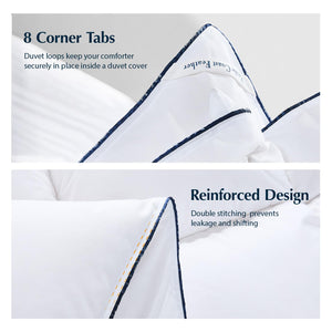 White Goose Feather Down Comforter – All Season Duvet Insert