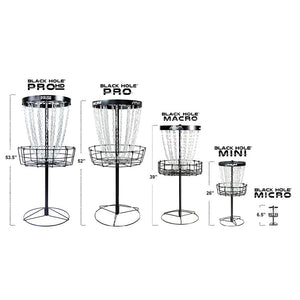 Portable Disc Golf Basket with 24 Heavy-Duty Chains