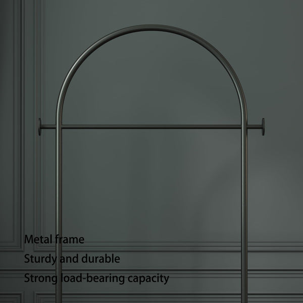 Arched Garment Rack with Marble Base