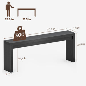 70.9" Farmhouse Console Table – Entryway Sofa Table