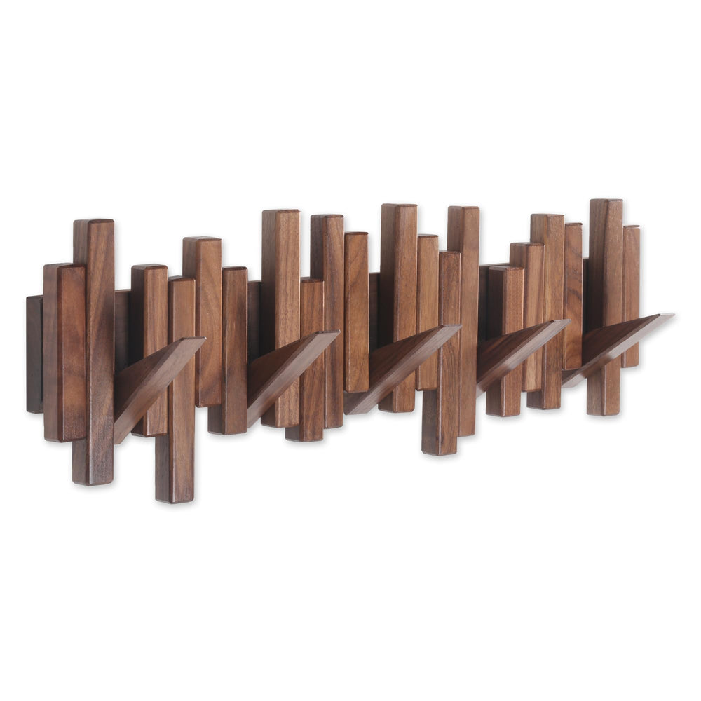 Wall Mounted Coat Rack with Hooks