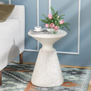 Mushroom Round Concrete Outdoor Side Table