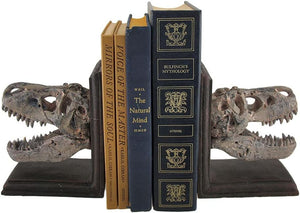 T-Rex Skull Bookends Set of 2