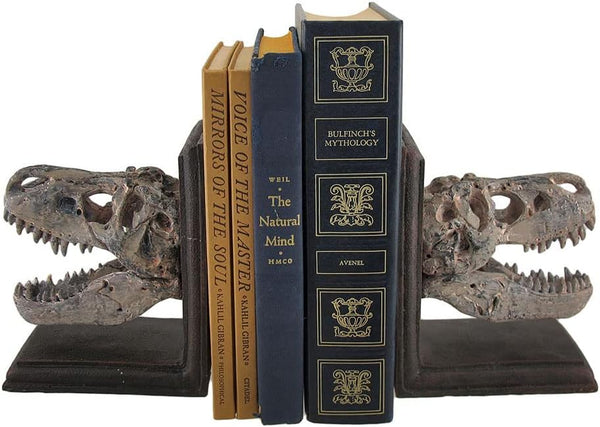 T-Rex Skull Bookends Set of 2