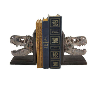 T-Rex Skull Bookends Set of 2