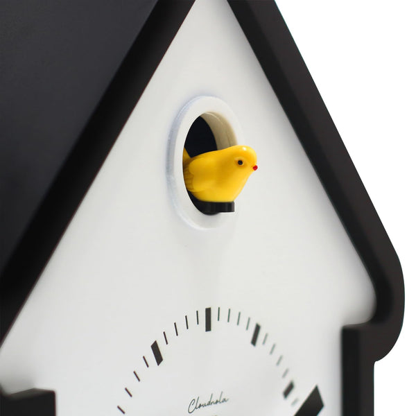 Modern Wooden House Cuckoo Wall Clock