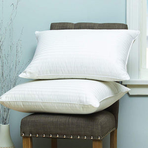 600 Fill Power Down Pillow – Cotton Damask Shell