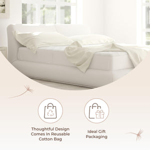 Organic Cotton Quilted Mattress Pad – 500 Thread Count, Deep Pocket