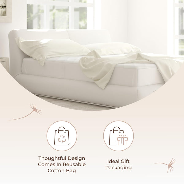 Organic Cotton Quilted Mattress Pad – 500 Thread Count, Deep Pocket