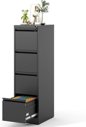 Metal Filing Cabinet with Lock – 2, 3, 4 & 5 Drawer Options