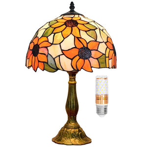 Tiffany Style Stained Glass Table Lamp