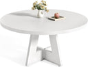 47-Inch Round Dining Table with Pedestal Base