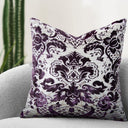 Metallic Embossed Velvet Throw Pillows with Inserts, 24x24, Set of 2