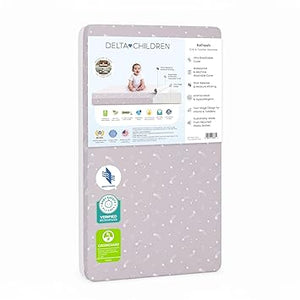 Breathable 2-Stage Crib & Toddler Mattress | Waterproof, Machine Washable