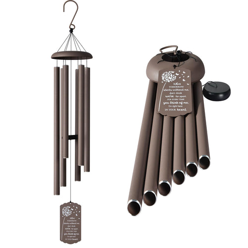 Large Outdoor Wind Chimes – Deep Tone Memorial Wind Chimes for Garden, Yard & Patio