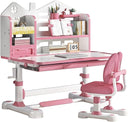Kids Height-Adjustable Desk and Chair Set