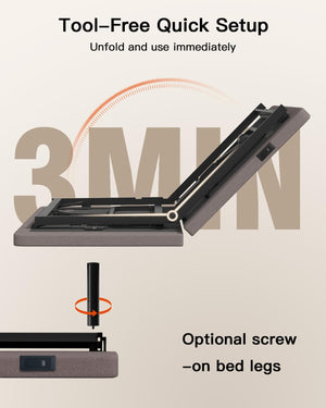 Adjustable Bed Frame with Head & Foot Incline – Twin XL & Split King