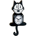 Felix the Cat 3D Motion Analog Wall Clock – 44" x 19", Rust-Proof Metal, Battery Powered