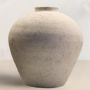 Large Round Ceramic Vase – Rustic Farmhouse Decor