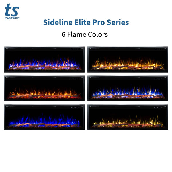 60" Smart Electric Fireplace – Wall Mount & Recessed