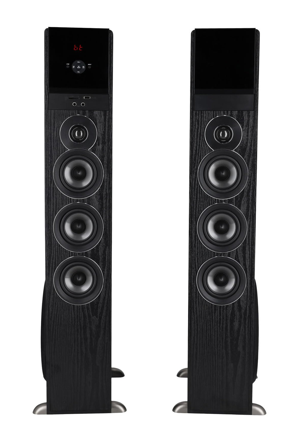 Powered Home Theater Tower Speaker System with 10" Subwoofers & Karaoke