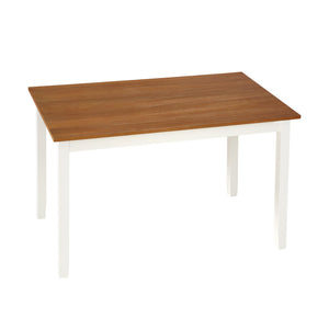 5-Piece Solid Wood Dining Table Set for 4