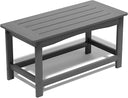 Outdoor HDPE Patio Coffee Table – All-Weather Rectangle Side Table