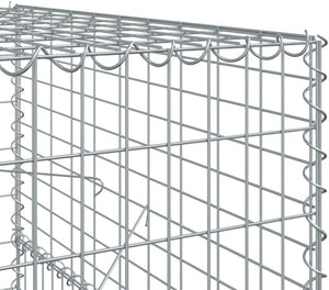 Galvanized Gabion Basket Raised Garden Bed & Retaining Wall