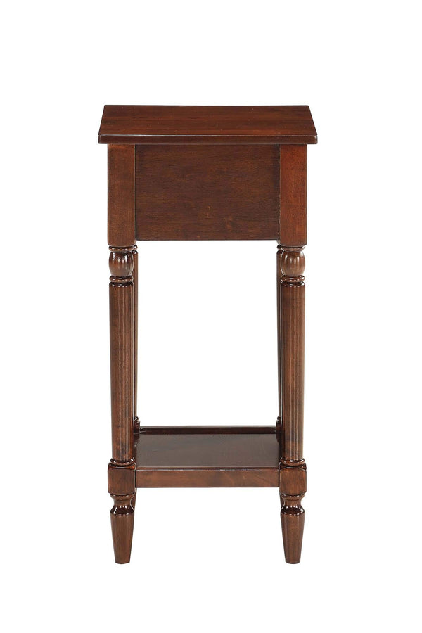 French Country 1-Drawer Accent End Table with Shelf