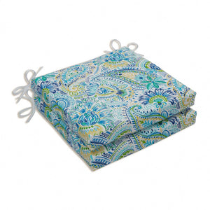 Outdoor Seat Cushions with Ties – Weather & Fade Resistant, 20" x 20", 2-Pack